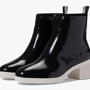 BLACK KATE SPADE PUDDLE BOOTS New in box